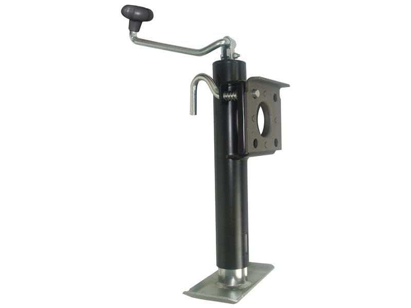 Folding Top Handle Implement Jack 3000lb Capacity Steel Black W401