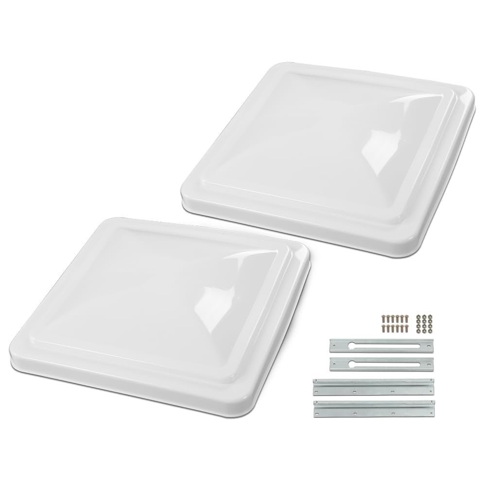 White 14" x 14" Roof Vent Cover H85579
