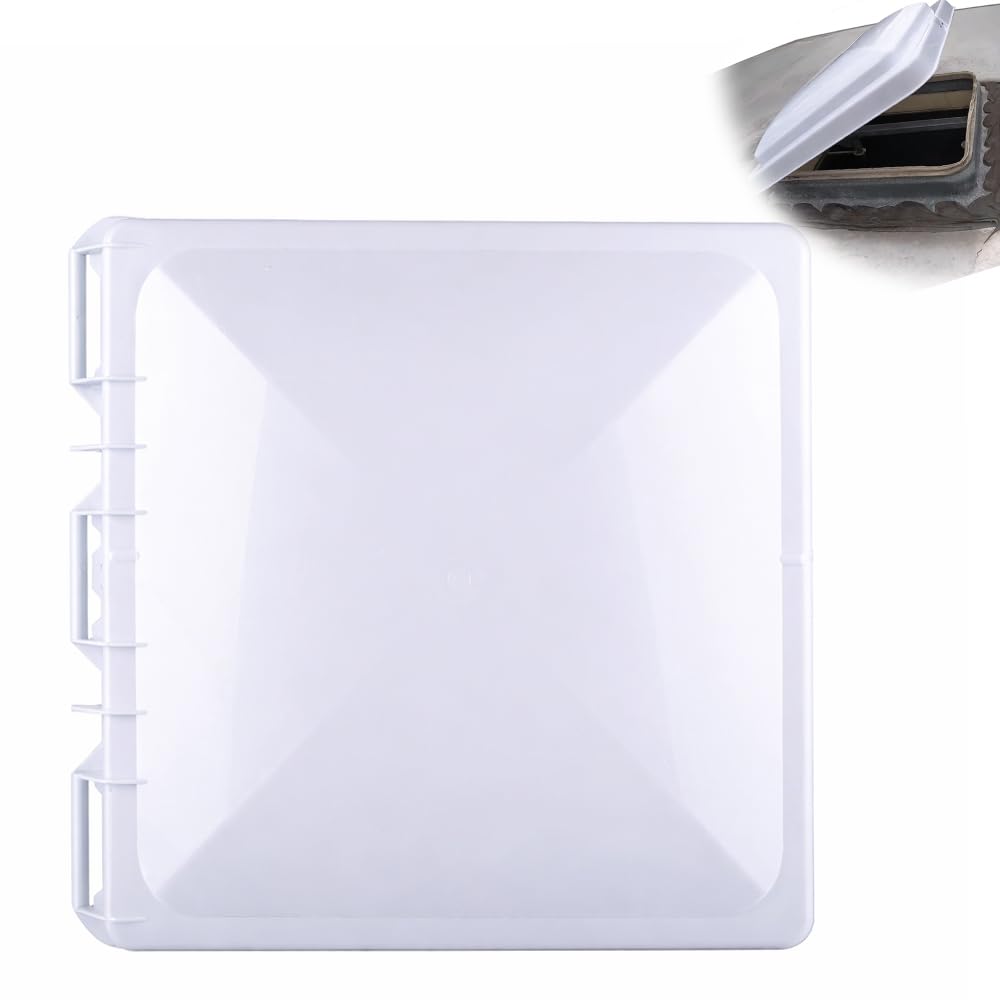 White 13" x 13" RV Roof Vent Cover Replacement V2257