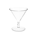 Clear Plastic Martini Cups, 6 Count, 2.50 oz E454374