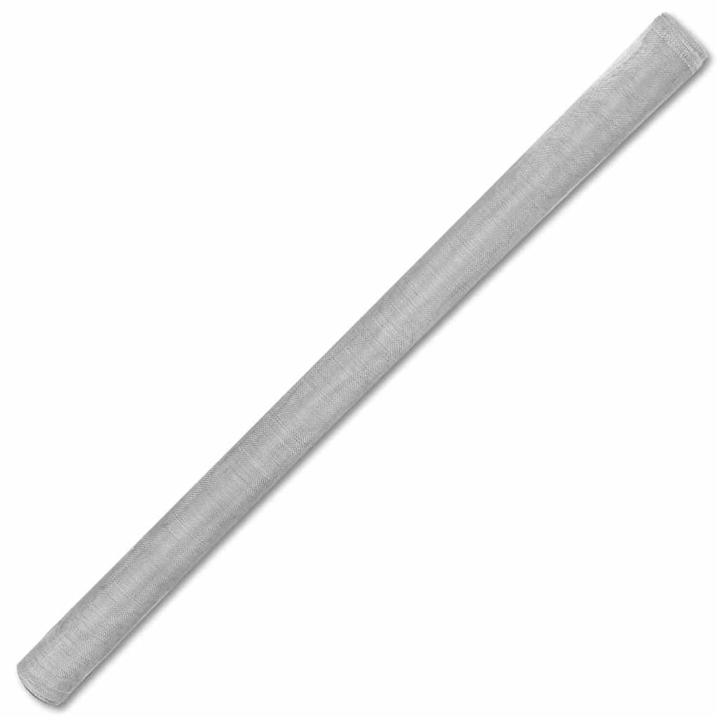 Aluminum Mesh Screen 39.4x196.9 in Silver E11567