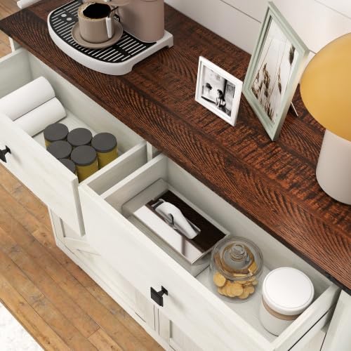 Tilt Out Trash Can Cabinet with Drawer Y11400