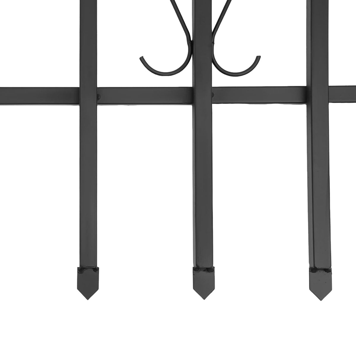 Black 24" x 36" 2 Packs Window Security Bars E32099