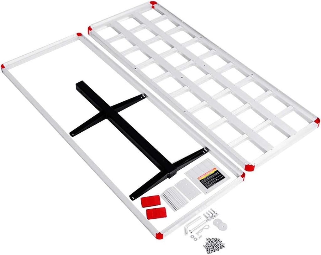500lb Capacity Aluminum Hitch Cargo Carrier with Ramp T22755