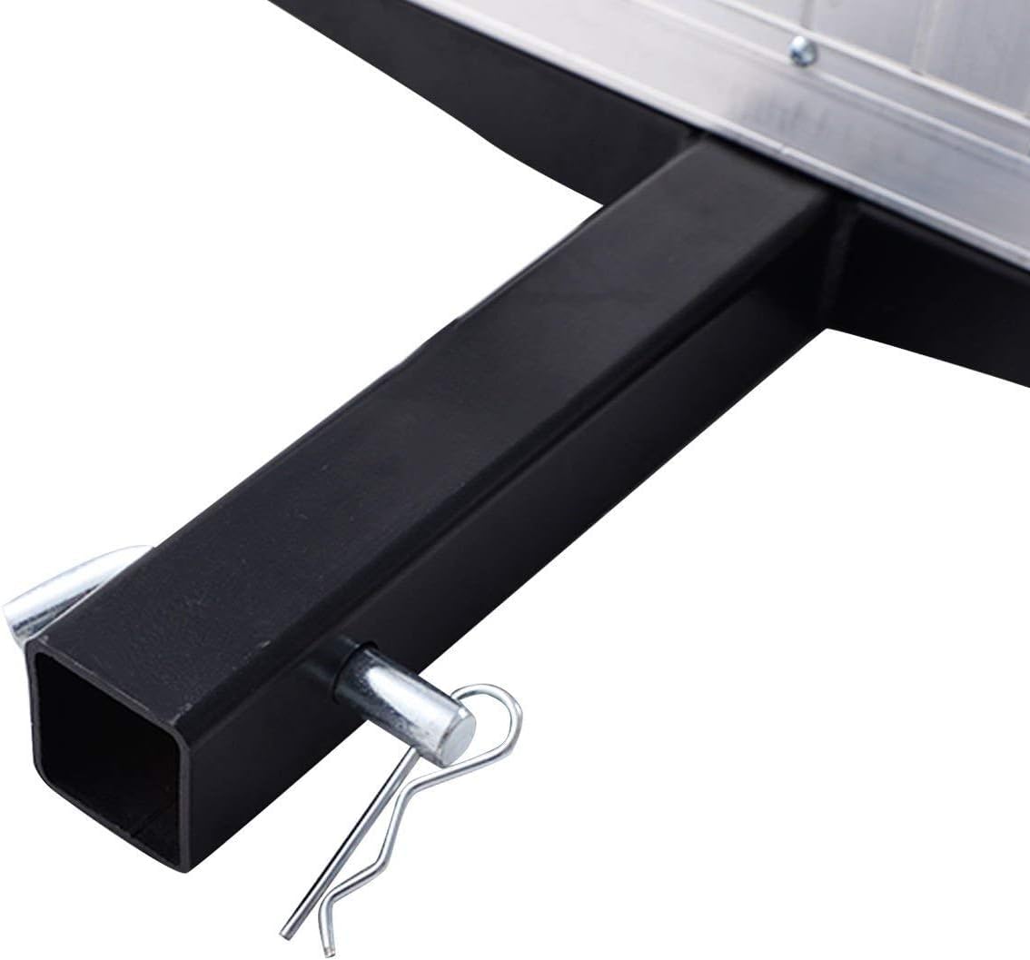500lb Capacity Aluminum Hitch Cargo Carrier with Ramp T22755