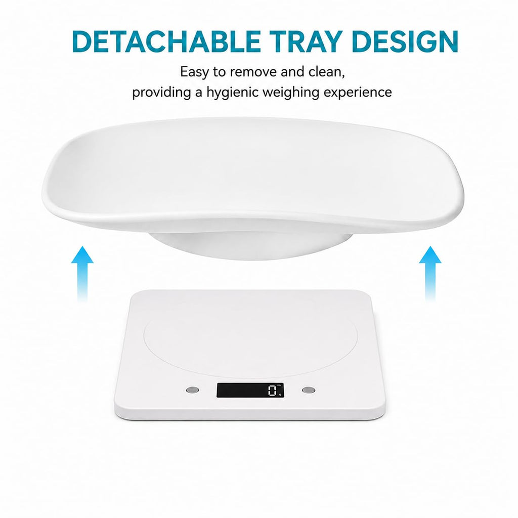Digital Pet Scale with Removable Tray & Tape Measure I902092