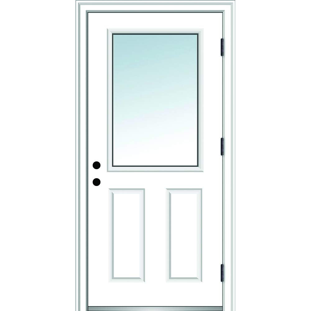 Steel Primed Left Hand Outswing Prehung Door 36"x80" Y180647