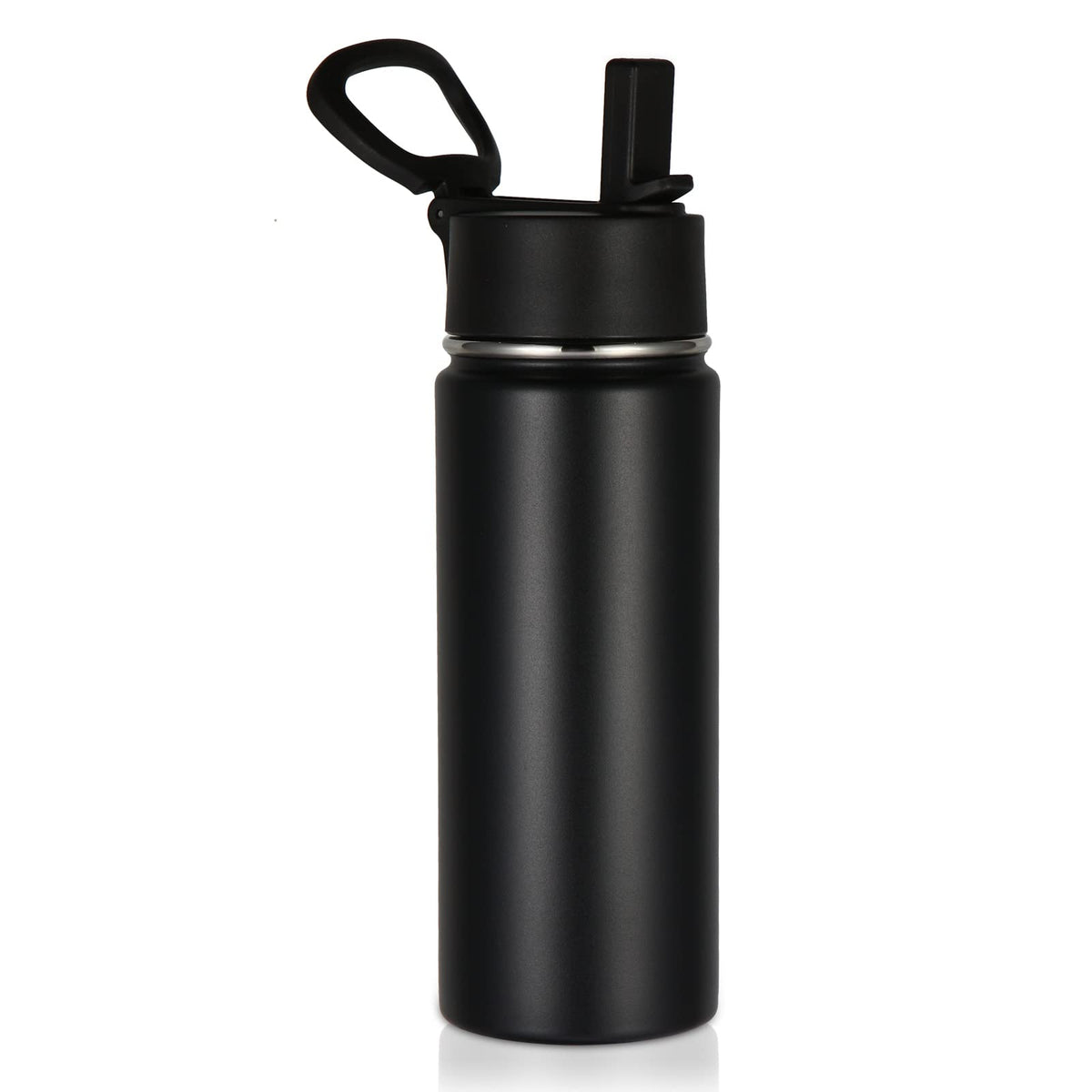 18oz Insulated Stainless Steel Kids Water Bottle with Straw Lid S74061