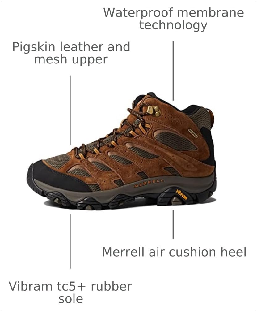 Waterproof Mid Hiking Boots A663