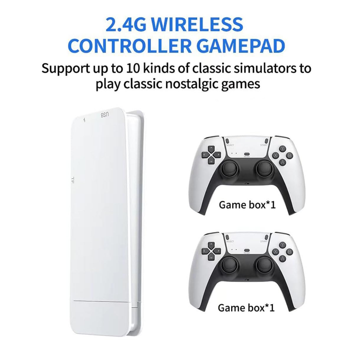 Retro Game Stick 4K HDMI Wireless Controller 128G W2455