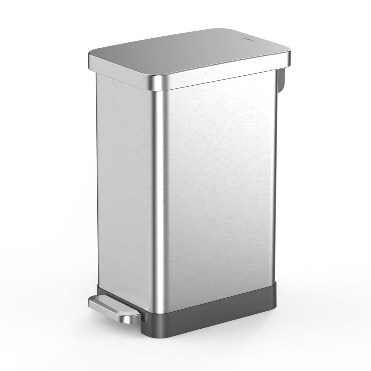13.2 Gallon Stainless Steel Step On Trash Can H7072
