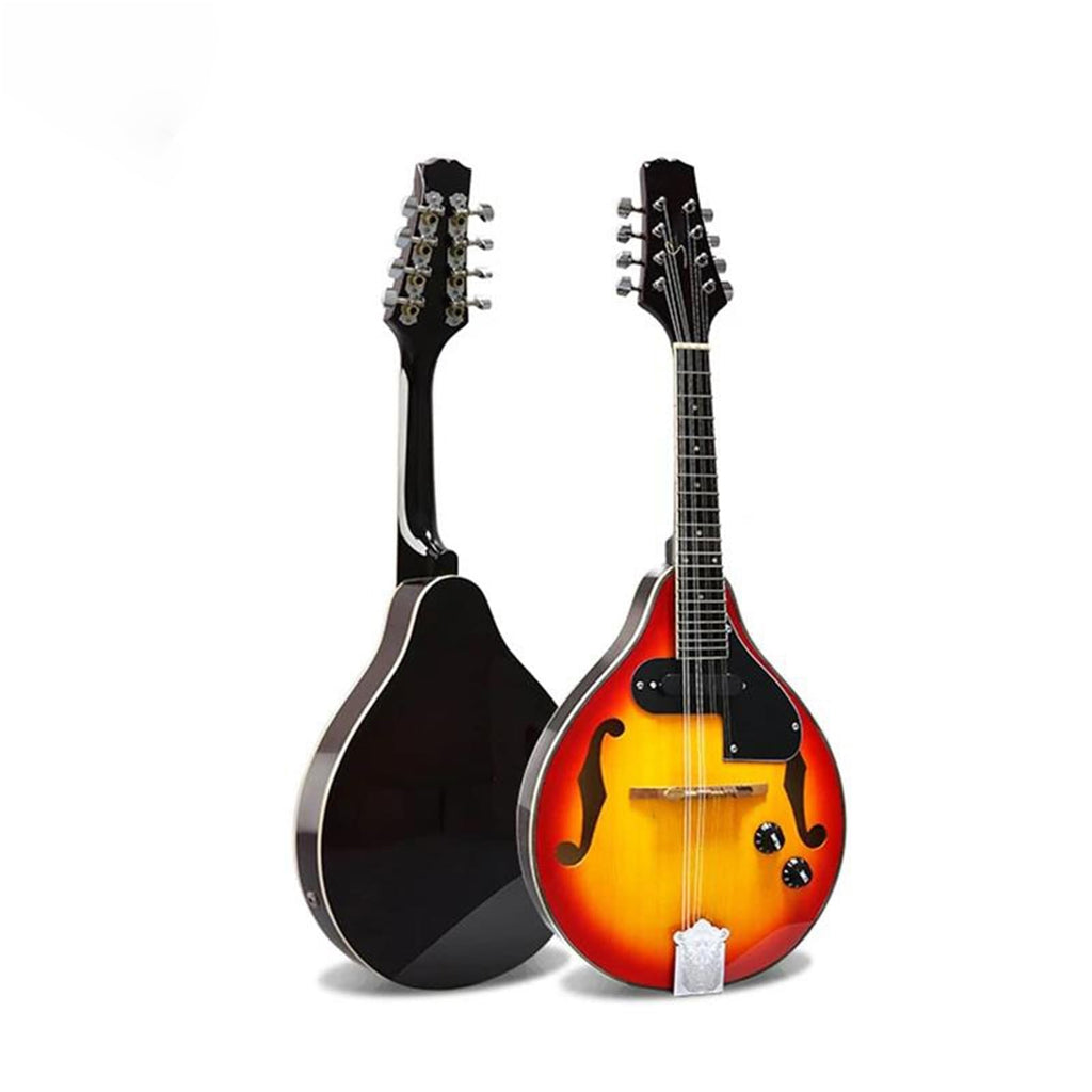 Spruce 8 Strings Hollow F Sound Hole Sunburst Electric Mandolin S5627