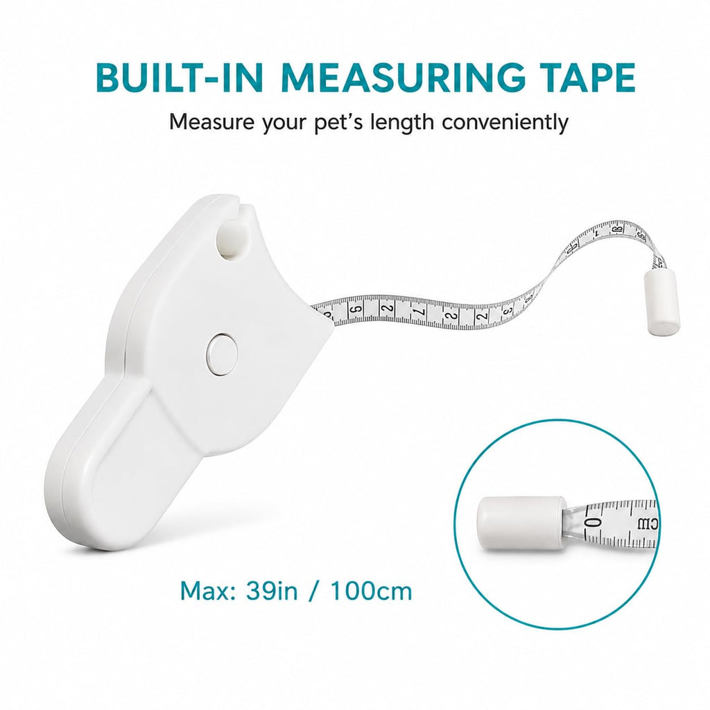 Digital Pet Scale with Removable Tray & Tape Measure I902092