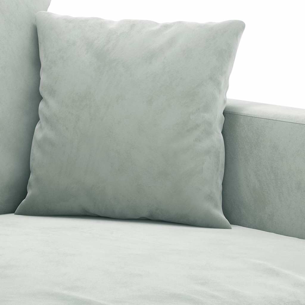 Light Gray Velvet 2-Seater Sofa R921314