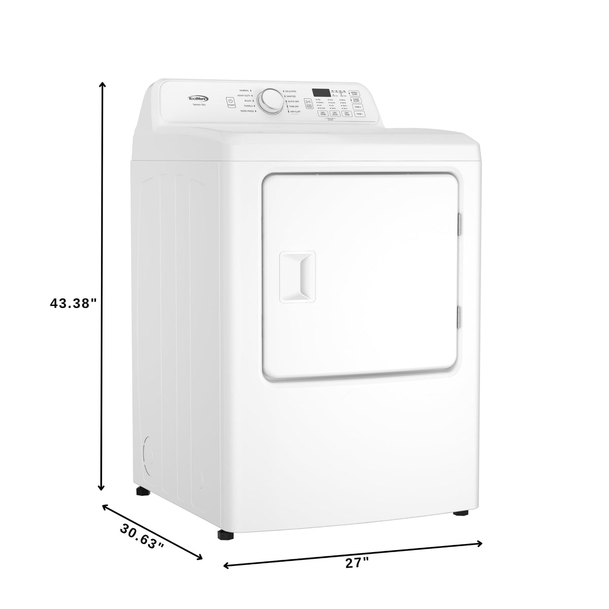 27-Inch 7.0 Cu. Ft. Electric Front Load Dryer S541
