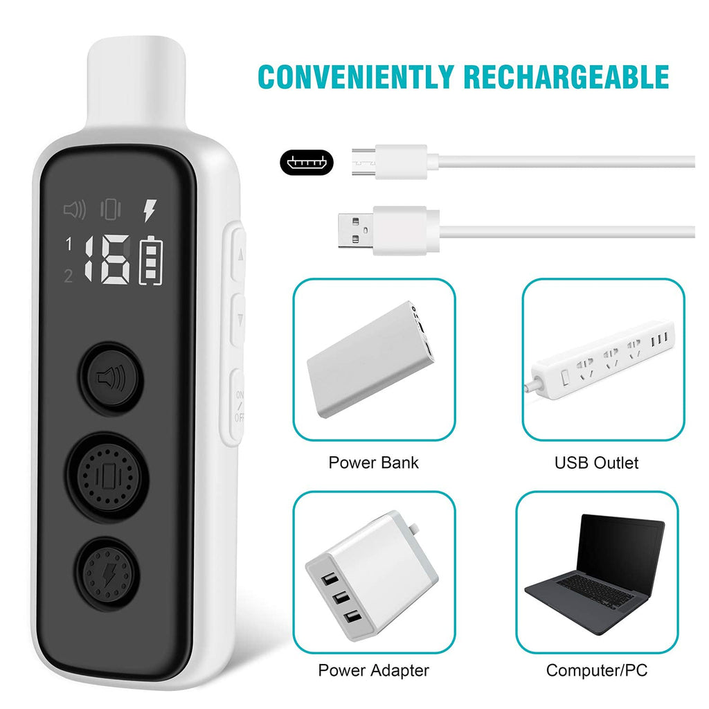 Waterproof Rechargeable Dog Training Collar with Remote R52996