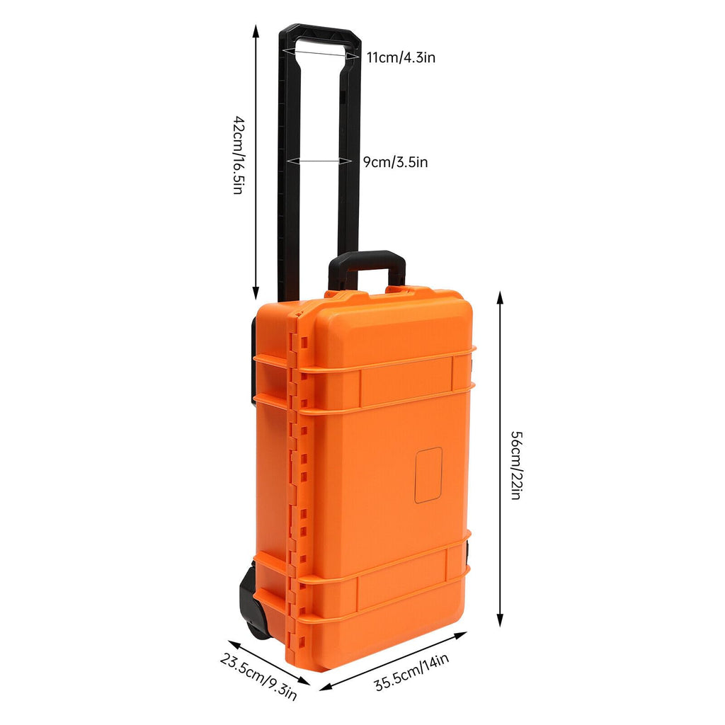 22" Waterproof Shockproof Camera Hard Case E9627
