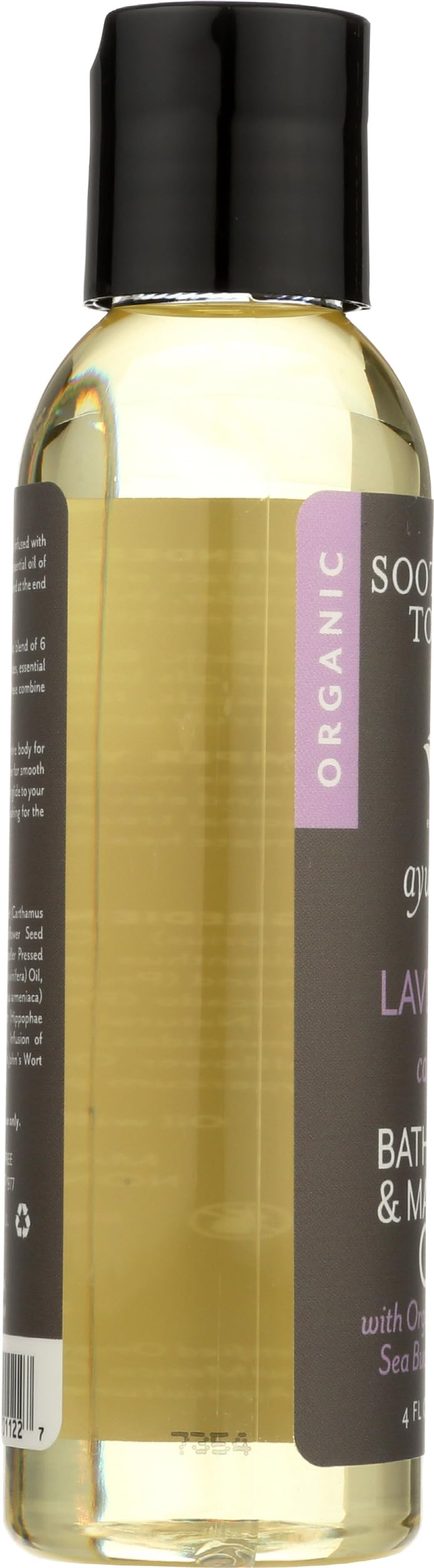 Organic Calming Lavender Bath, Body & Massage Oil, 4 Oz H344341