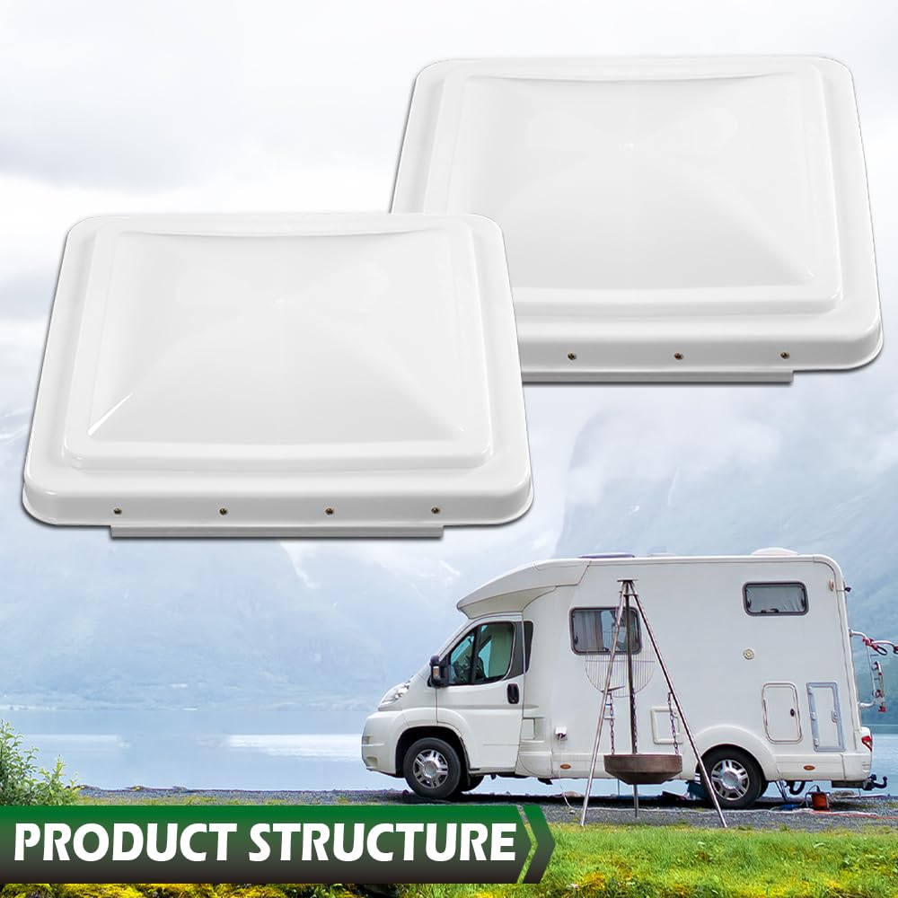 White 14" x 14" Roof Vent Cover H85579