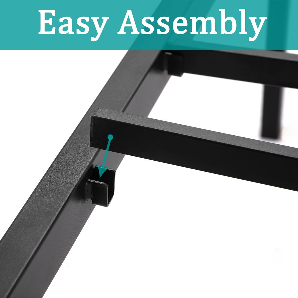 Queen Size 14 Inch Heavy Duty Metal Platform Bed Frame G3747