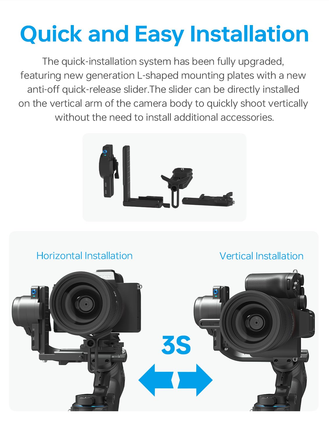 Camera Gimbal Stabilizer with AI Tracking Z2184