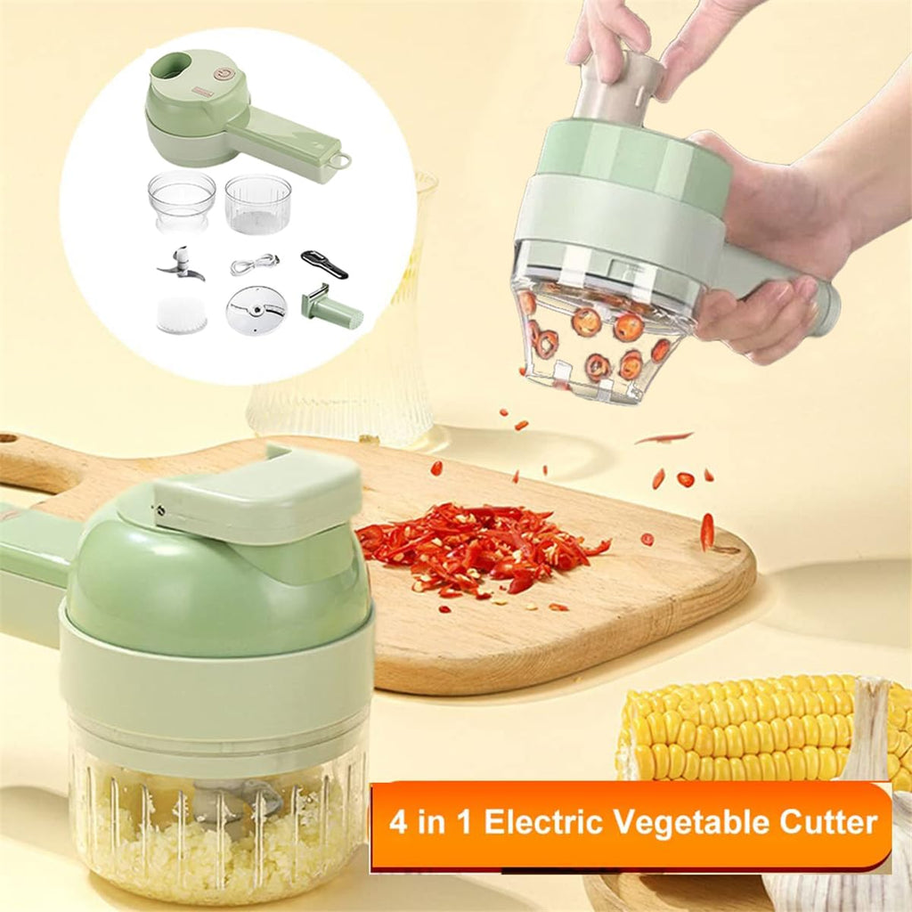 4 in 1 Electric Vegetable Cutter Set C30369
