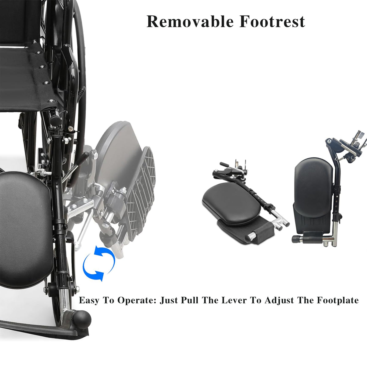 Wheelchair Leg Rest Foot Rest 1 Pair P6282