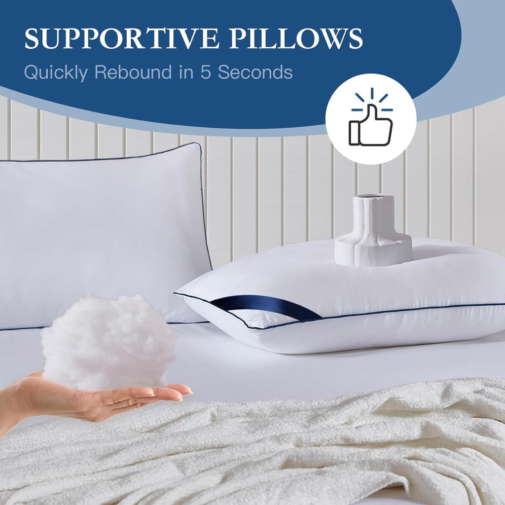 King Size Set of 2 Bed Pillows X585975
