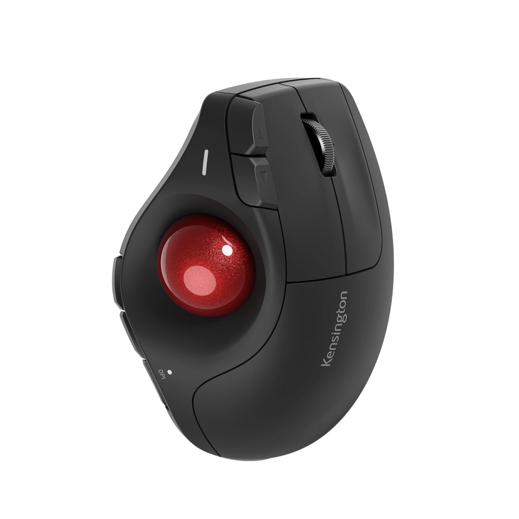Wireless Vertical Trackball Mouse, Rechargeable - Black Y874