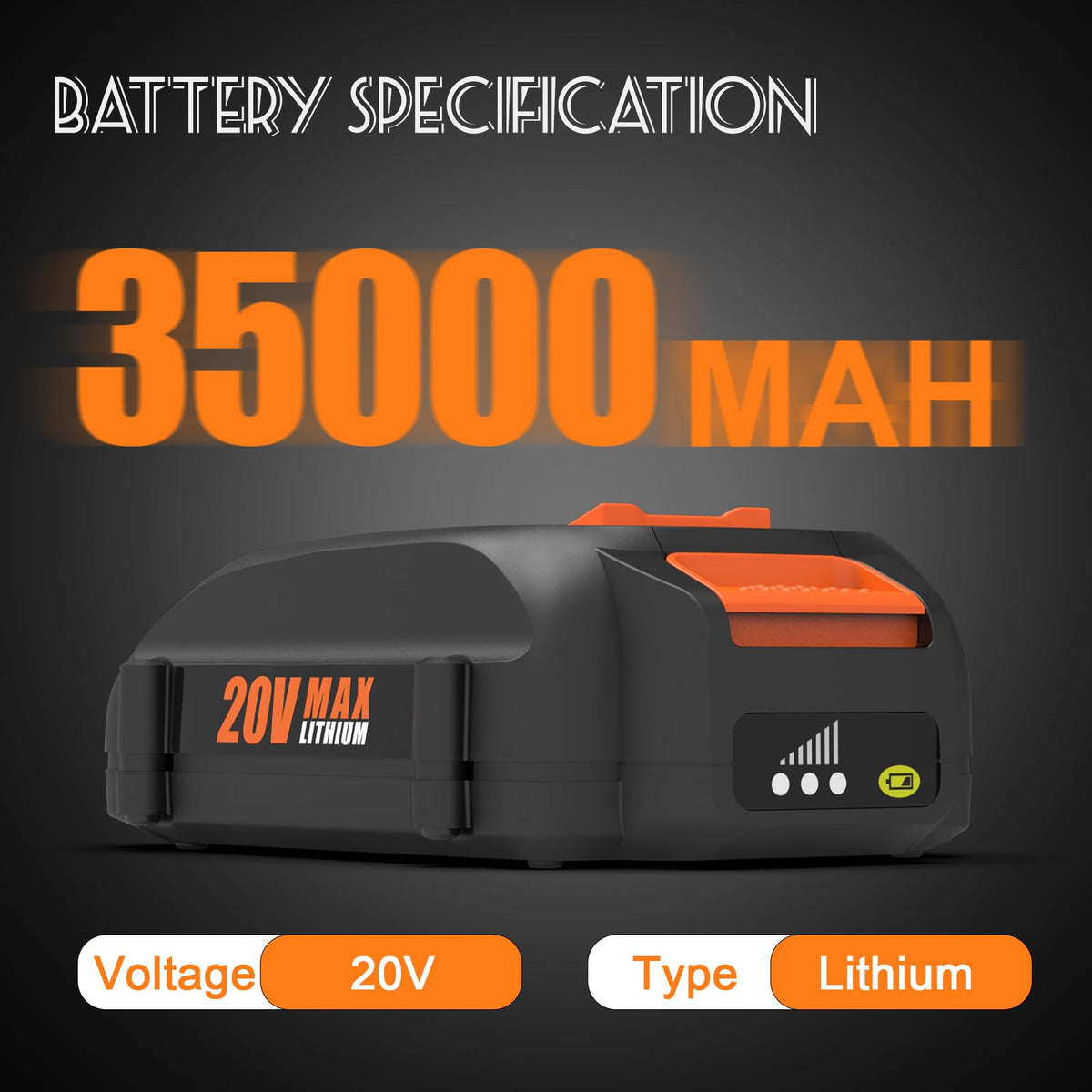 2-Pack 3.5Ah 20V Battery S52873