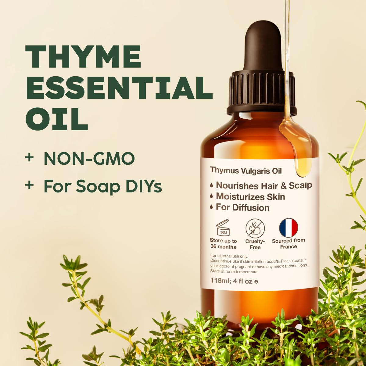 Thyme & Lavender Essential Oil Set 2x4 fl oz Z822718