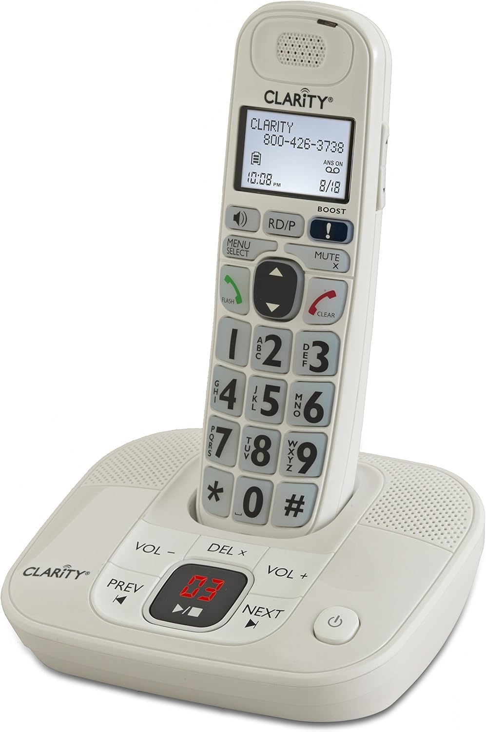 DECT 6.0 Cordless Landline Phone with Answering Machine T46522