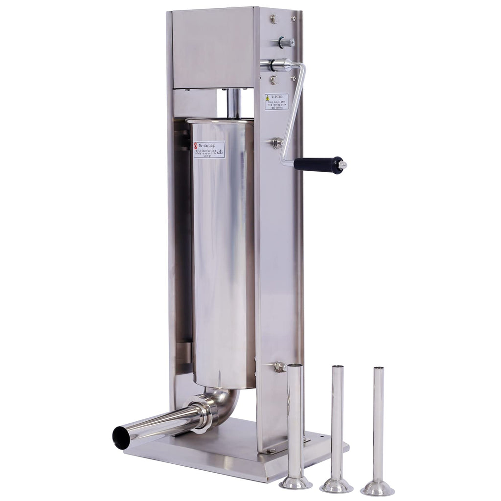 Stainless Steel 15LB Dual Speed Vertical Manual Sausage Stuffer H848858