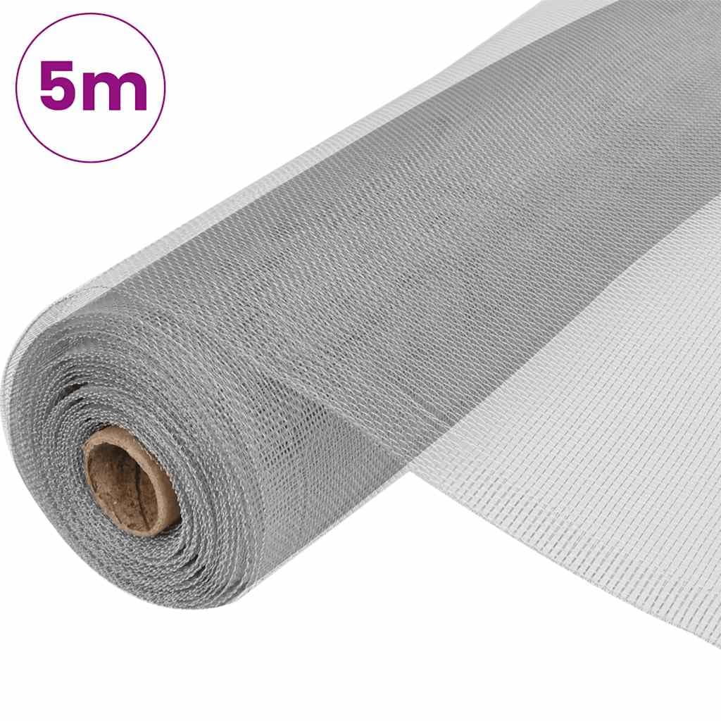 Aluminum Mesh Screen 39.4x196.9 in Silver E11567