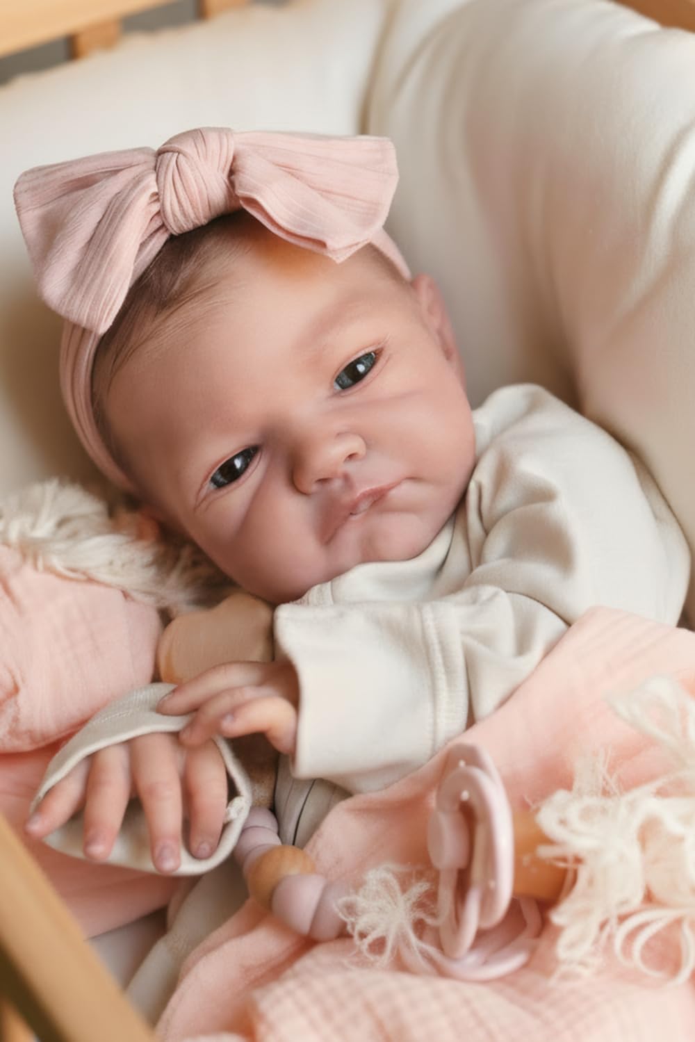 20 Inch Lifelike Newborn Baby Doll Girl H485348
