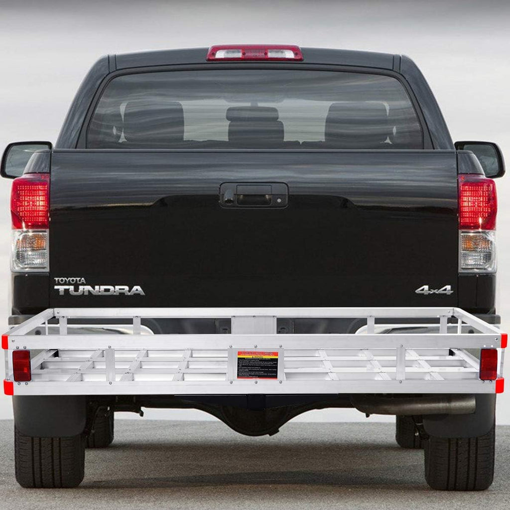 500lb Capacity Aluminum Hitch Cargo Carrier with Ramp T22755