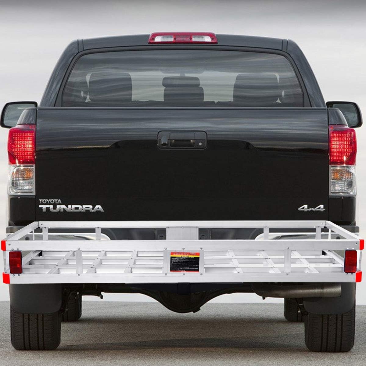 500lb Capacity Aluminum Hitch Cargo Carrier with Ramp T22755