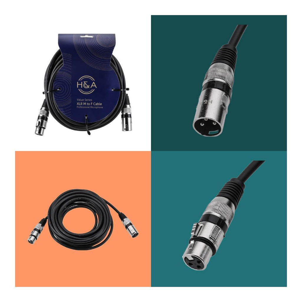 USB Audio Interface with Headphones and Microphone Cable Q7358