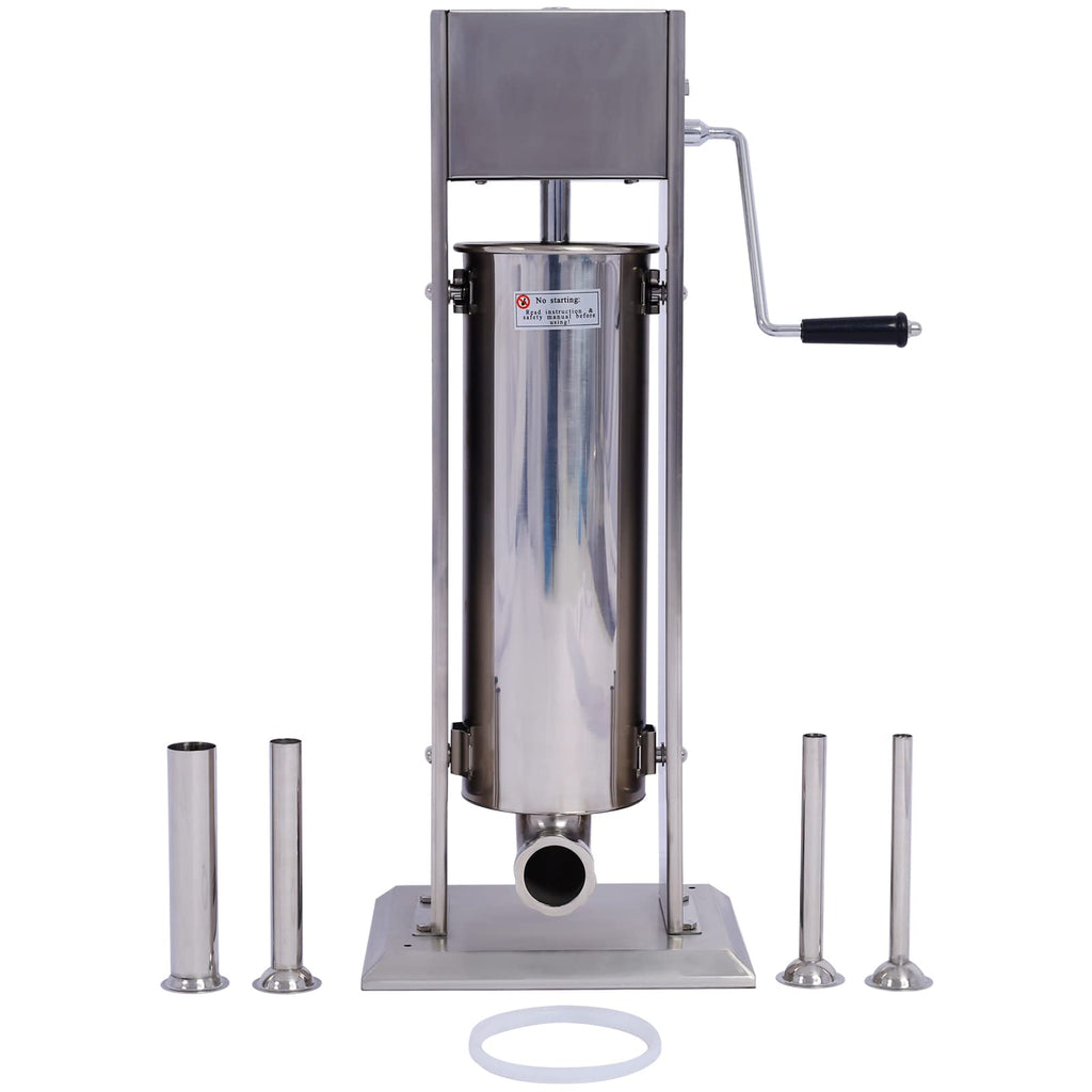 Stainless Steel 15LB Dual Speed Vertical Manual Sausage Stuffer H848858