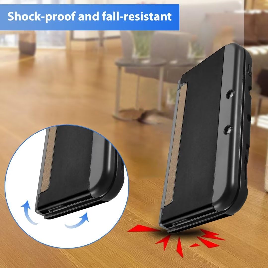 Shockproof Hard Shell Case Cover for Nintendo 3DS LL XL Black H52656