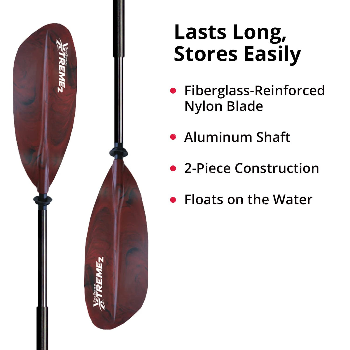 96” Fiberglass Reinforced Nylon Kayak Paddle O206913