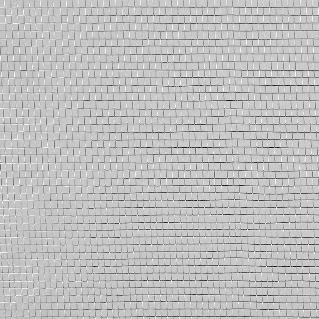 Aluminum Mesh Screen 39.4x196.9 in Silver E11567