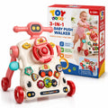 3-in-1 Baby Push Walker Sit to Stand Activity Table W60068