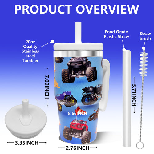 20 oz Insulated Stainless Steel Water Bottle L388761