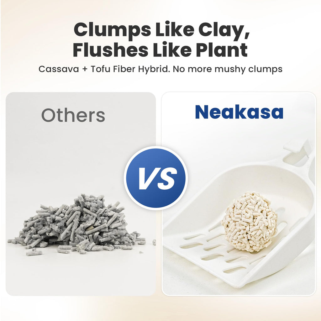 Natural Lightweight Clumping Flushable Cat Litter W5908