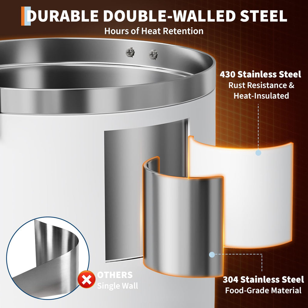 Large Capacity Stainless Steel Electric Coffee Urn D1397