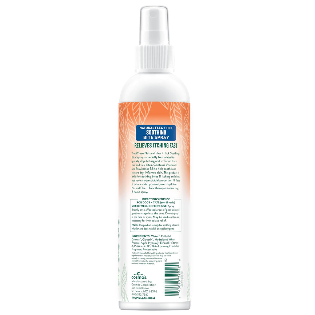 Flea and Tick Bite Relief Treatment Spray for Dogs & Cats, 8oz Z43678