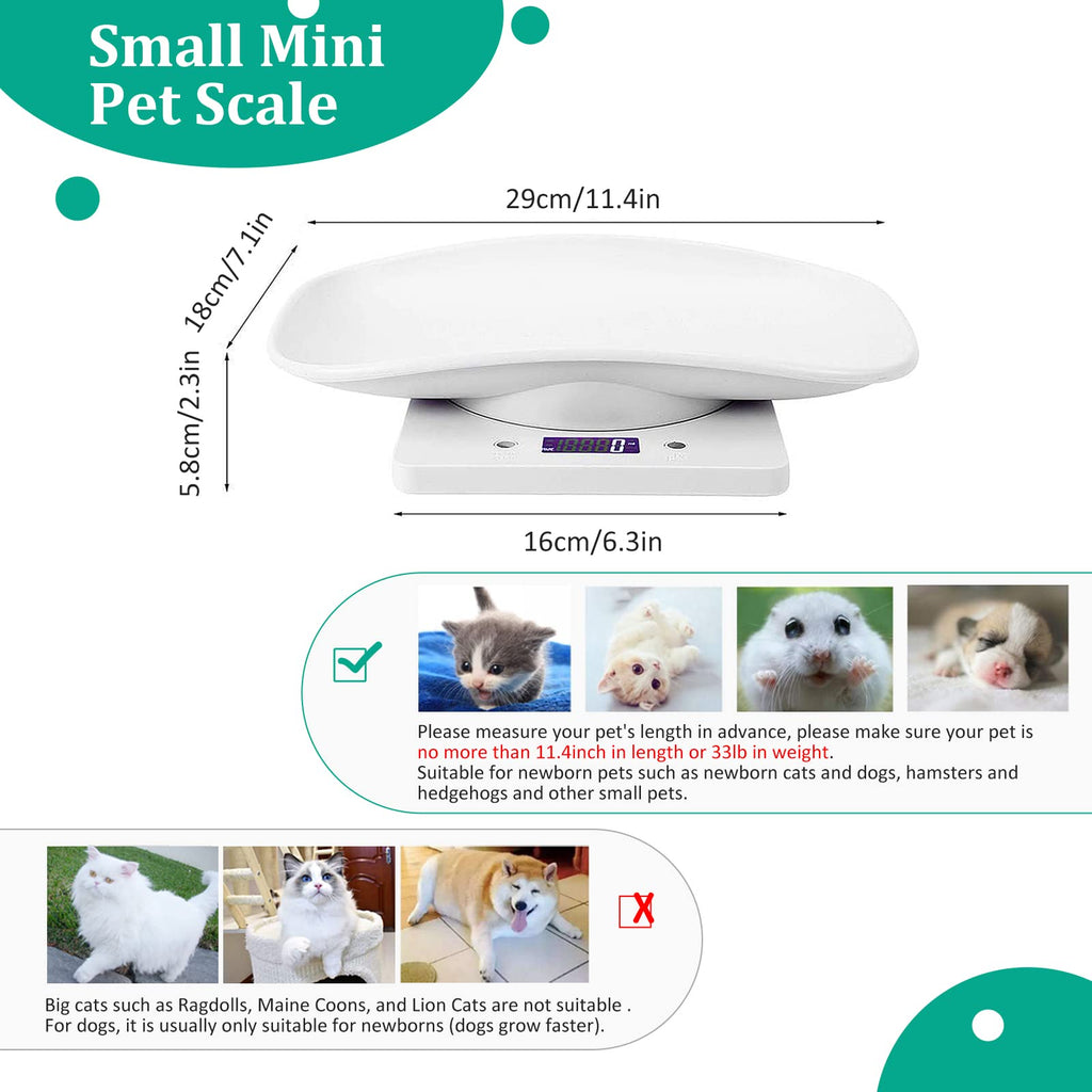 Digital Pet Scale 33 lb/15 kg W405