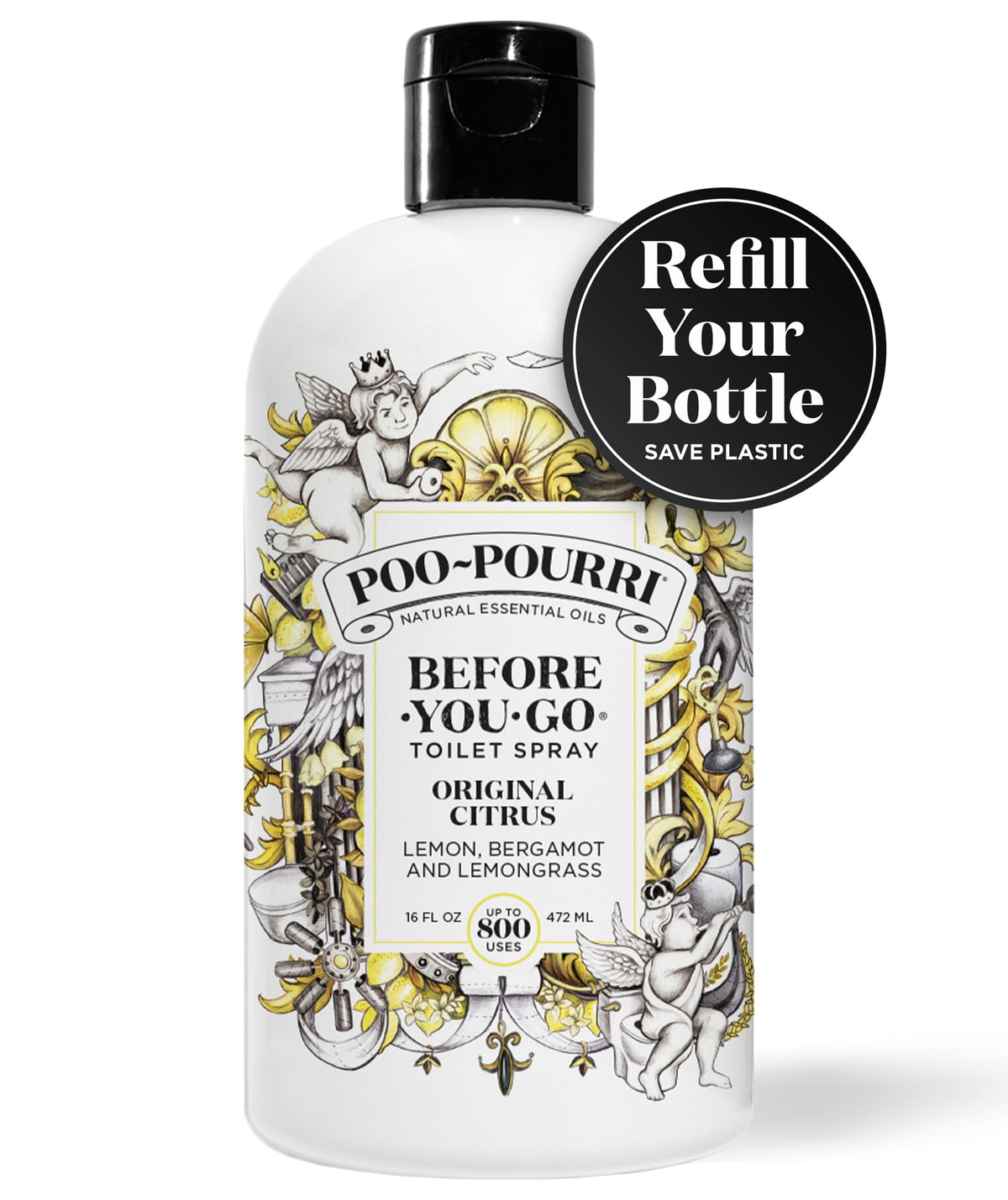 Toilet Spray Refill 16 Fl Oz I900