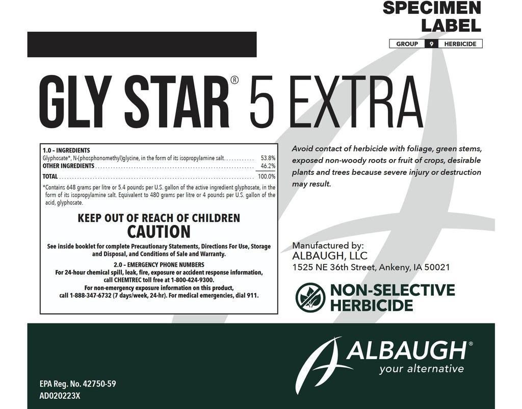 Glyphosate Concentrate 2.5 Gallons P959